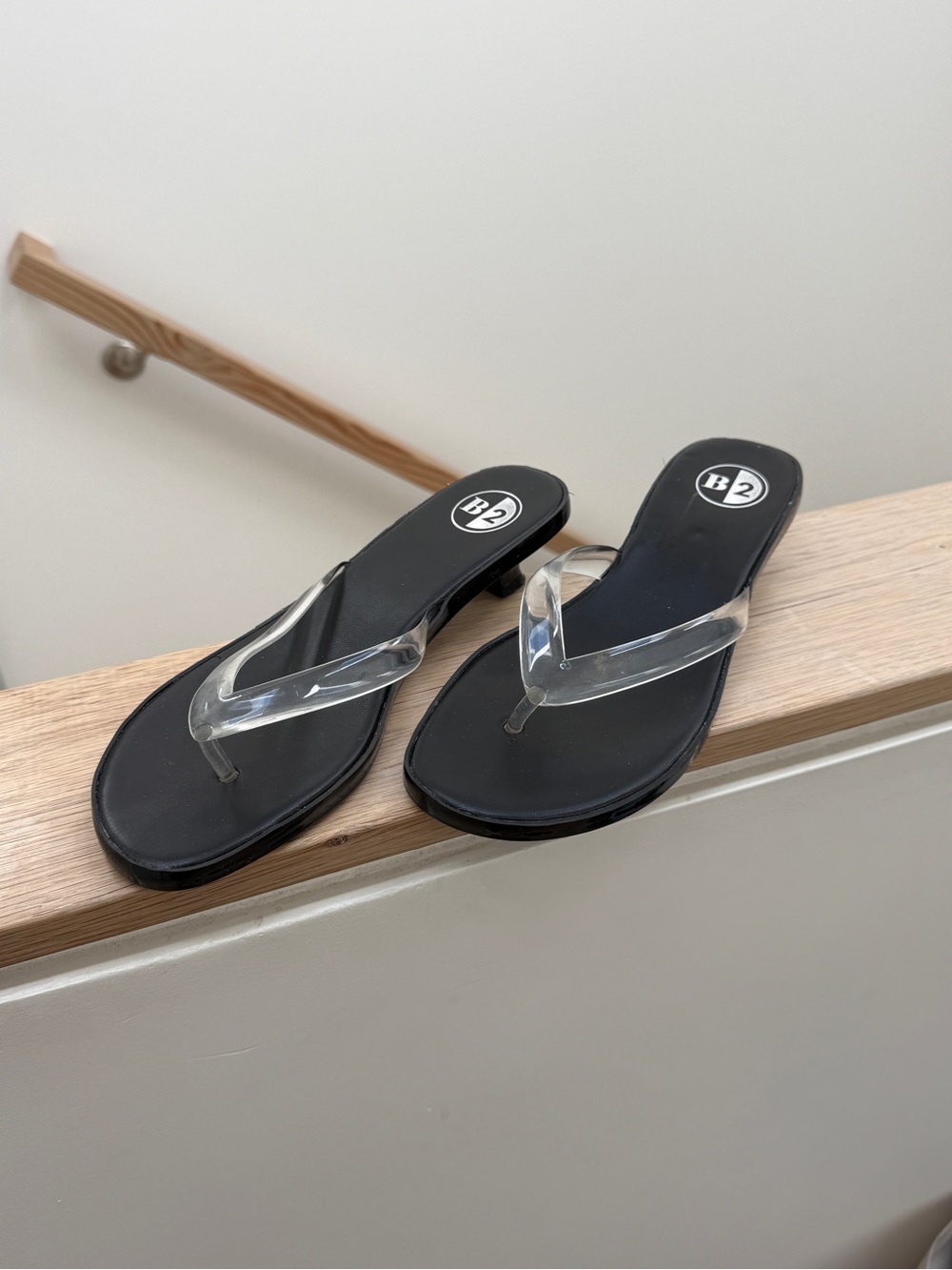 Browns jelly flip flops